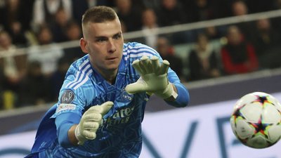 "Великий Лунін". Андрій Лунін вдруге провів "сухий" матч за "Реал"