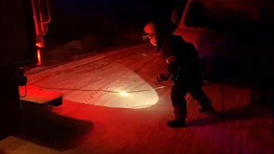 Прямуючи на виклик швидка застрягла у сніговому заметі на Хмельниччині