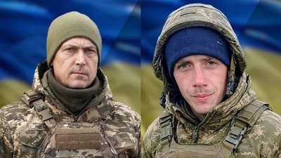 Полеглі військові з Буковини Андрій Нерушко та Микола Шкеул