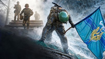 Херсонщина, ЗСУ, морська піхота, смуга перешкод, штормовий берет