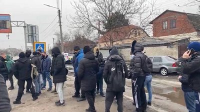 Нацкорпус заявив про блокування автобусу з представниками ОПЗЖ під Харковом