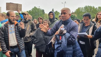 В Одесі мітингують проти будівництва дороги через Куяльницький лиман