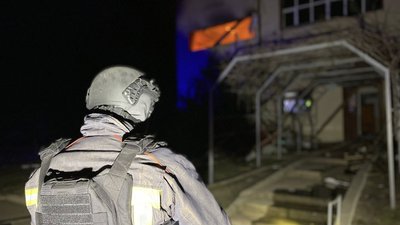 Атака РФ на Одещину 18 березня 2026 року, ДСНС, пожежа, об'єкт критичної інфраструктури