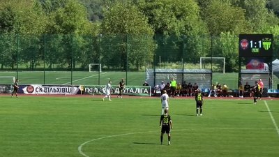 Закарпатський ФК "Вільхівці" зіграв унічию з ФК "Буковина-2" — 1:1
