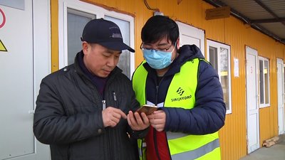 Китайські будівельники повернулися до роботи на Житомирщині після карантину