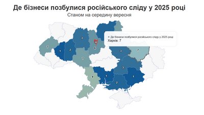 російський слід у бізнесі: карта