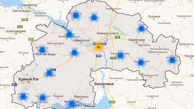 На Дніпропетровщині створили інтерактивну мапу для постраждалих від торгівлі людьми На Дніпропетровщині створили інтерактивну мапу для постраждалих від торгівлі людьми