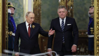 Володимир Путін, прем'єр-міністр Словаччини Роберт Фіцо
