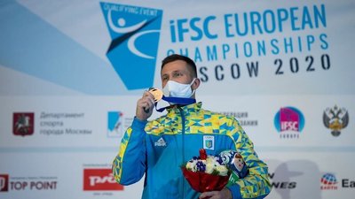 Вибив трьох росіян поспіль. Українець Болдирєв став чемпіоном Європи зі швидкісного скелелазіння