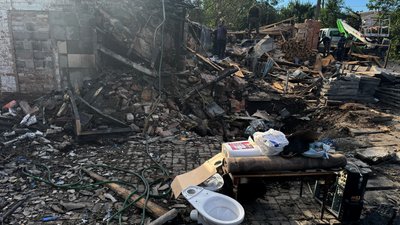 Руйнування у Слов'янську після російського удару 1 жовтня 2026 року