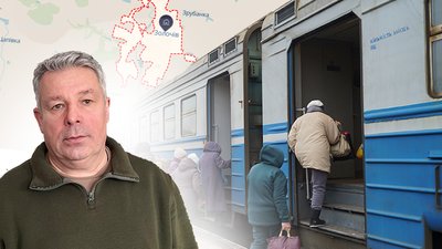 Начальник Золочівської селищної військової адмінстрації Віктор Коваленко