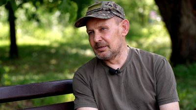 55-річний військовий Олег Сторожук на псевдо "Дід"