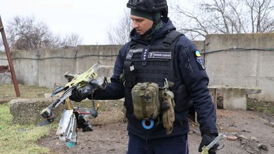 У Запорізькому районі та Запоріжжі піротехніки ДСНС знешкодили залишки російських БпЛА