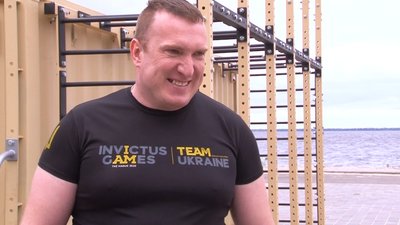 Черкаський ветеран готується до "Ігор Нескорених". Сергій Прядка Черкаський ветеран готується до "Ігор Нескорених". Сергій Прядка