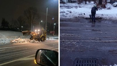 Комунальники працюють на дорогах Черкас після потепління