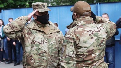 Загін поліції Вінниччини повернувся з Донбасу (ФОТО) Загін поліції Вінниччини повернувся з Донбасу (ФОТО)