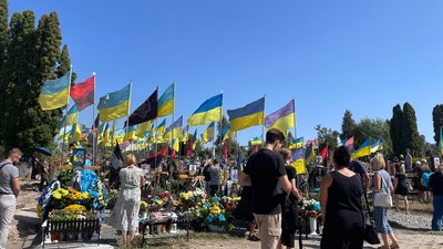 Алея Героїв на Микулинецькому цвинтарі Алея Героїв на Микулинецькому цвинтарі