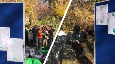прибирання річки Дьогтянець прибирання річки Дьогтянець