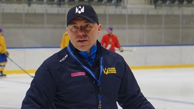 Олег Шафаренко, помічник головного тренера збірної України з хокею Дмитра Христича