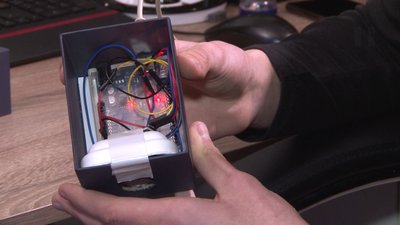 Полтавський школяр Назар Олійник створив прилад, аби вимірювати забрудненість повітря Полтавський школяр Назар Олійник створив прилад, аби вимірювати забрудненість повітря