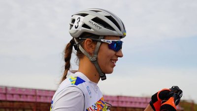 Олена Городна на літньому чемпіонаті України з біатлону
