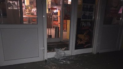 Вночі невідомі підірвали банкомат у Харкові Вночі невідомі підірвали банкомат у Харкові