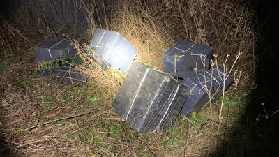 П'ять тисяч пачок контрабандних сигарет виявили прикордонники на українсько-угорському кордоні