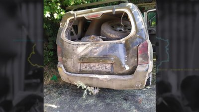 На фото авто, яке прослужило військовим місяць. На фото авто, яке прослужило військовим місяць.