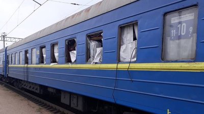 Через вибухову хвилю у потязі Запоріжжя-Львів вибило частину вікон: ніхто не травмувався