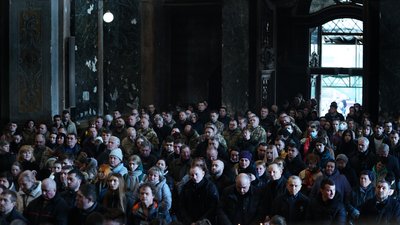 У Львові попрощалися із офіцерами, які загинули під час авіаудару по Яворівському полігону У Львові попрощалися із офіцерами, які загинули під час авіаудару по Яворівському полігону