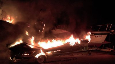 Через обстріли на Миколаївщині сталися три пожежі Через обстріли на Миколаївщині сталися три пожежі