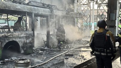 Тролейбусне депо у Харкові зазнало атаки "шахедів", двоє людей постраждали