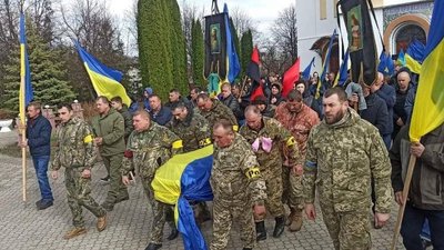 Похорон військового ЗСУ Василя Гуцуляка