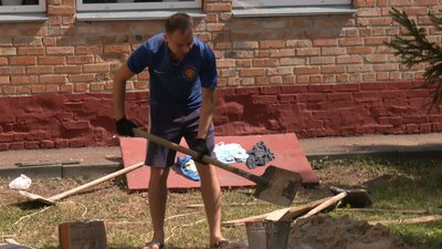 Підготовка до першого вересня: в санаторній школі Черкас облаштовують укриття для проведення уроків Підготовка до першого вересня: в санаторній школі Черкас облаштовують укриття для проведення уроків