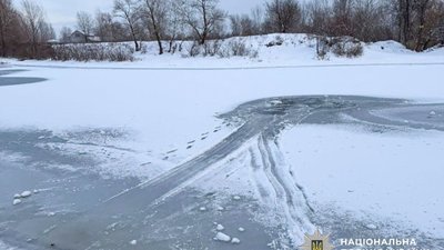 На Полтавщині чоловік провалився під лід і потонув