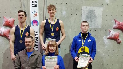 Спортсмени з Одеси вибороли три медалі на чемпіонаті України зі скелелазіння