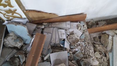 Храм Андрія Первозванного військової частини Нацгвардії. Січень 2023 року. Фото: Ірина Гнатюк/Суспільне Храм Андрія Первозванного військової частини Нацгвардії. Січень 2023 року. Фото: Ірина Гнатюк/Суспільне