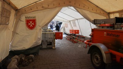 "Мальтійці" розгорнули в Івано-Франківську кризове містечко "Мальтійці" розгорнули в Івано-Франківську кризове містечко