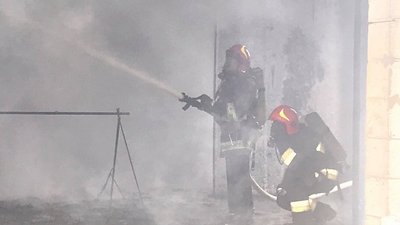 У Вінниці на 600-річчя горіла новобудова У Вінниці на 600-річчя горіла новобудова