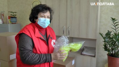 Волонтерка "Червоного хреста" Валентина Родик