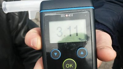 На Львівщині від початку року затримали майже 3 тисячі нетверезих водіїв