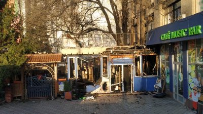 У центрі Харкові горіла прибудова до кафе