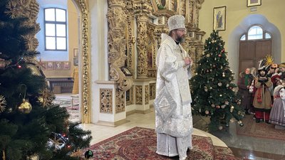Різдвяний вертеп влаштували у Полтаві 25 грудня Різдвяний вертеп влаштували у Полтаві 25 грудня