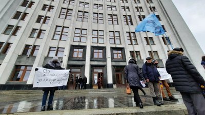 Підприємці Тернопільщини протестують проти касових апаратів