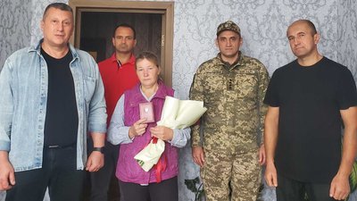Орден, "За мужність", дружина загиблого, Леся Соловей, Іван Соловей