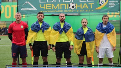 Команда "VIVAD" із Романова стала чемпіоном Житомирщини з футболу