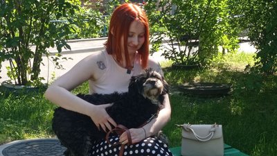 Врятована з Херсона собака Врятована з Херсона собака