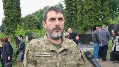 Віталій Андраш, побратим бійця Дениса Кузнєцова Віталій Андраш, побратим бійця Дениса Кузнєцова