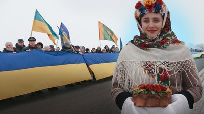 "Ланцюг єдності" утворили на кордоні Рівненської та Житомирської областей