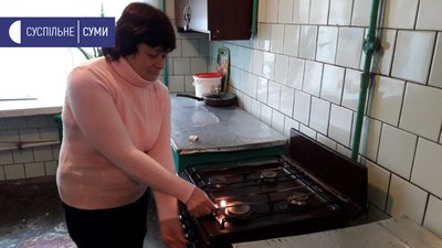 У Сумах люди перекривали проспект, бо в них відключили газ